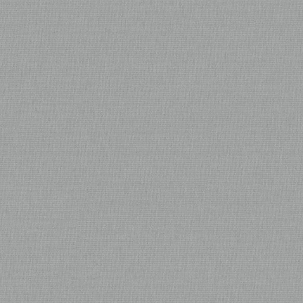 vidaXL Babybett mit Matratze Hellgrau Leinenstoff