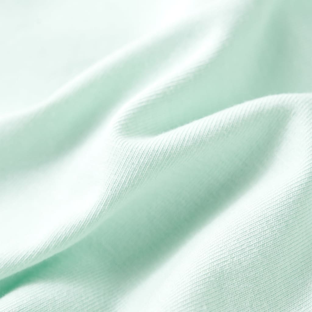 Kinder-T-Shirt Helles Minzgrün 92