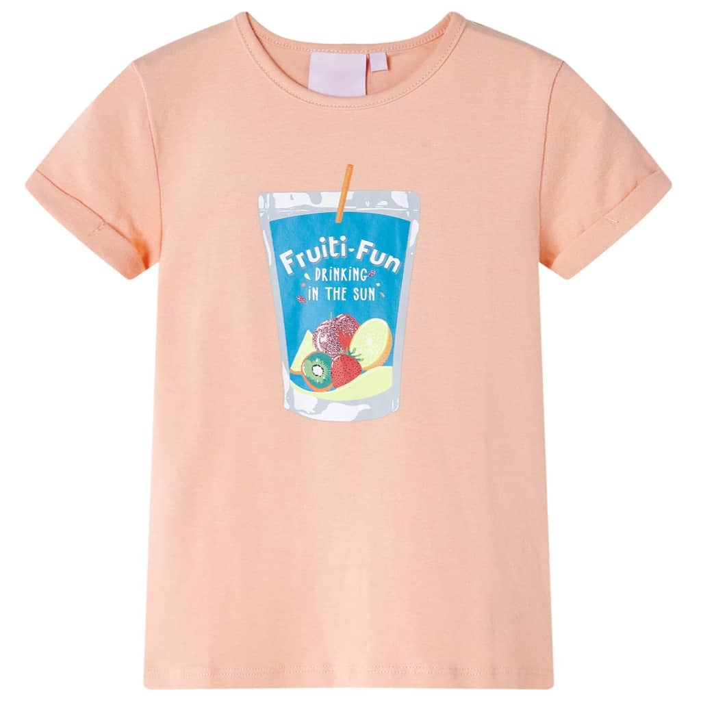 Kinder-T-Shirt Zartrosa 92