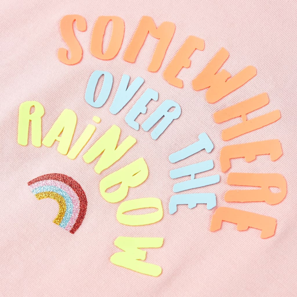 Kinder-T-Shirt Hellrosa 92