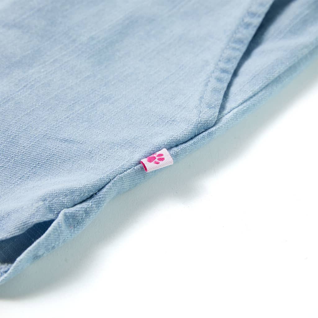 Kindershorts Helles Jeansblau 92