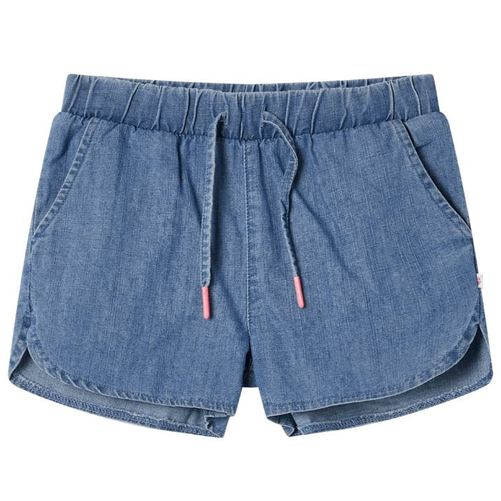 Kindershorts Helles Jeansblau 92