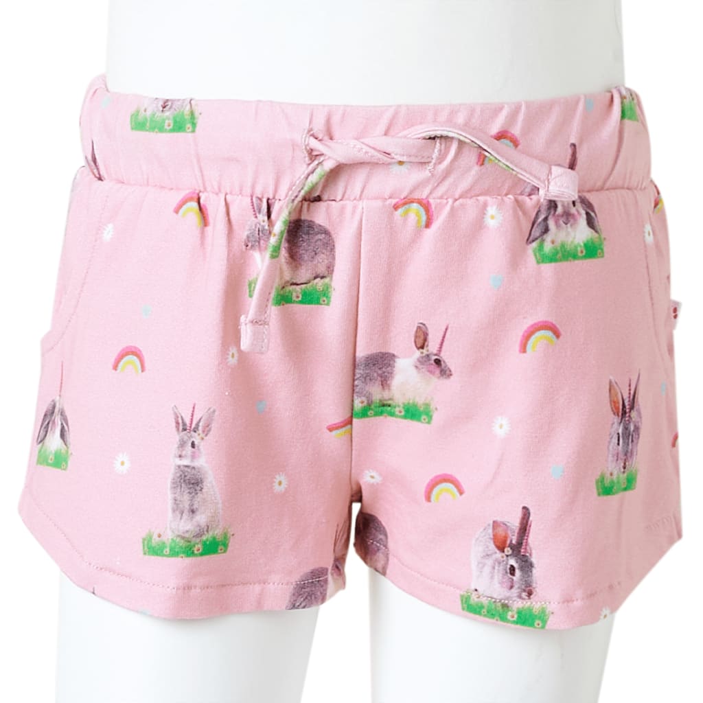 Kindershorts mit Kordelzug Hellrosa 92