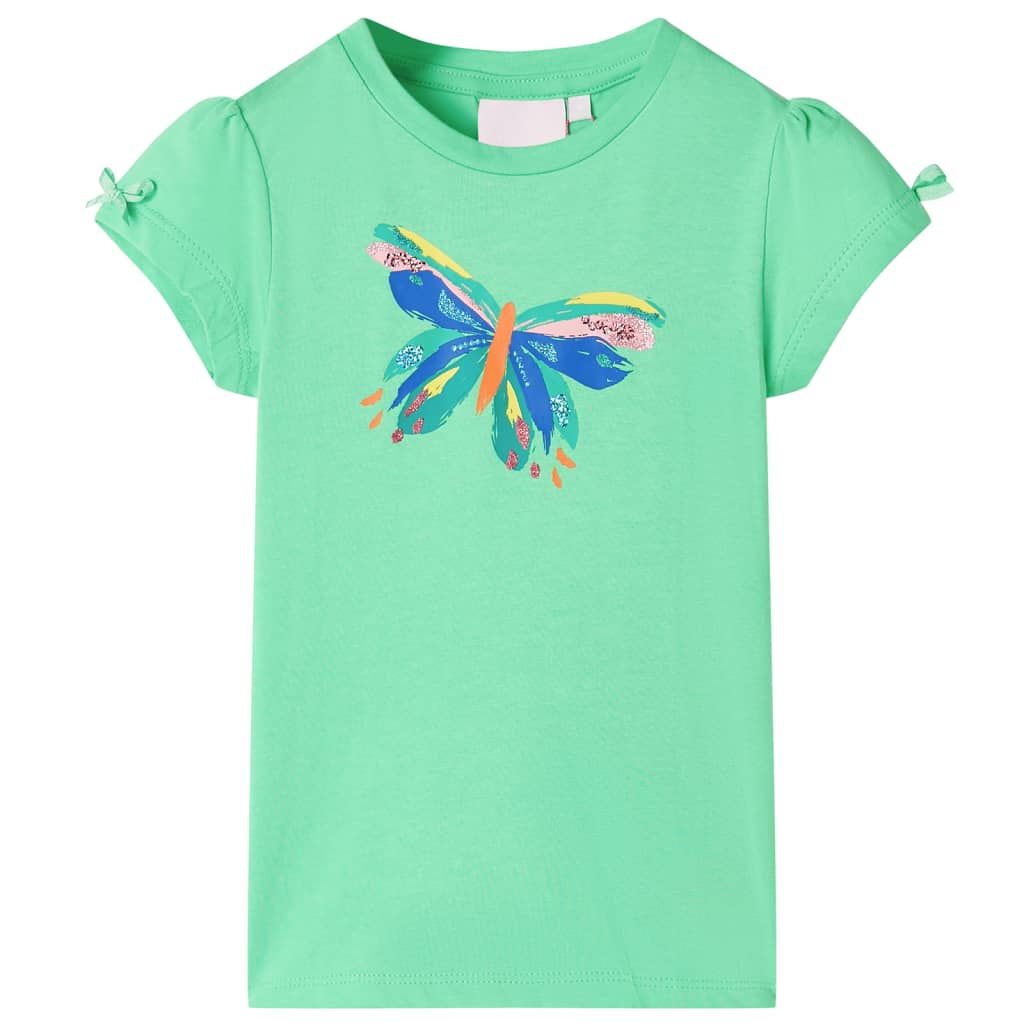 Kinder-T-Shirt Knallrosa 92
