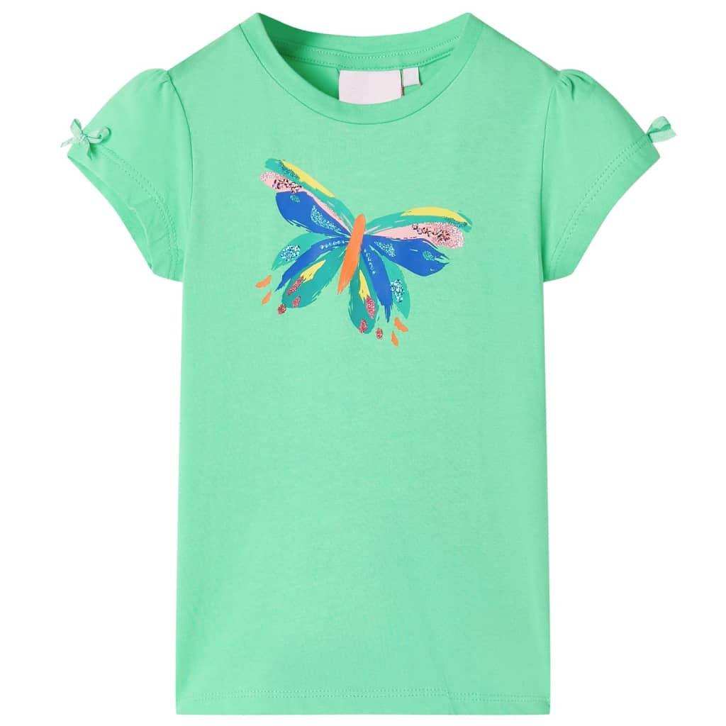Kinder-T-Shirt Knallrosa 92