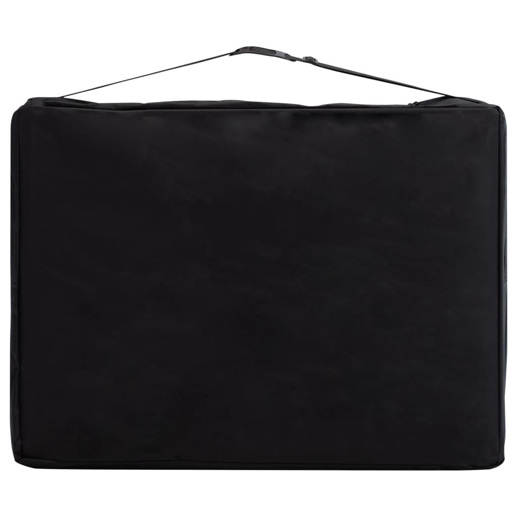 vidaXL Massageliege Klappbar 2-Zonen mit Holzgestell Rosa