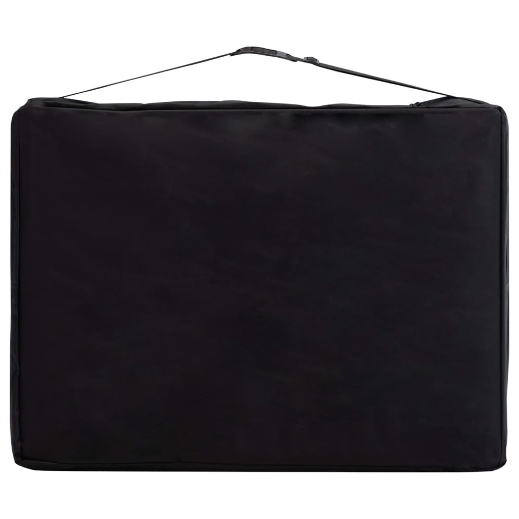 vidaXL Massageliege Klappbar 4-Zonen mit Aluminiumgestell Rosa