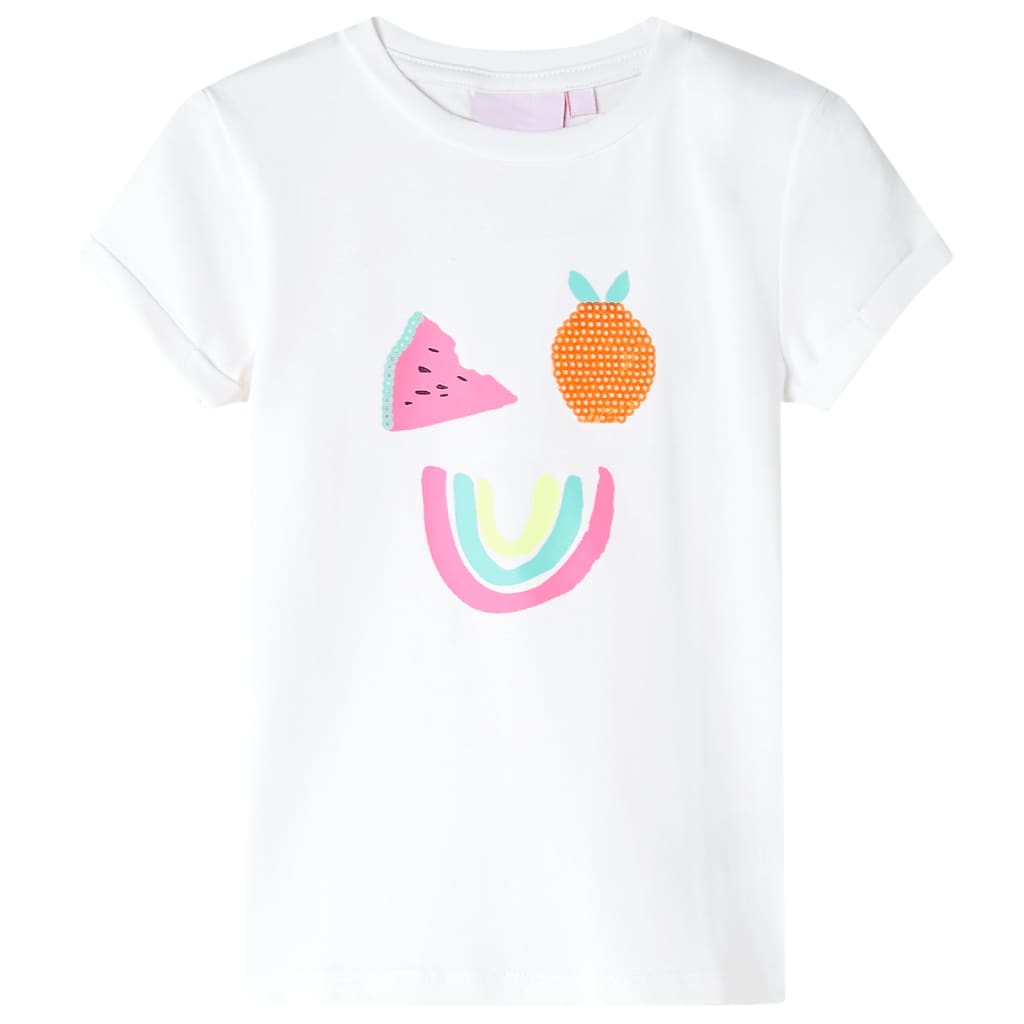 Kinder-T-Shirt Ecru 92