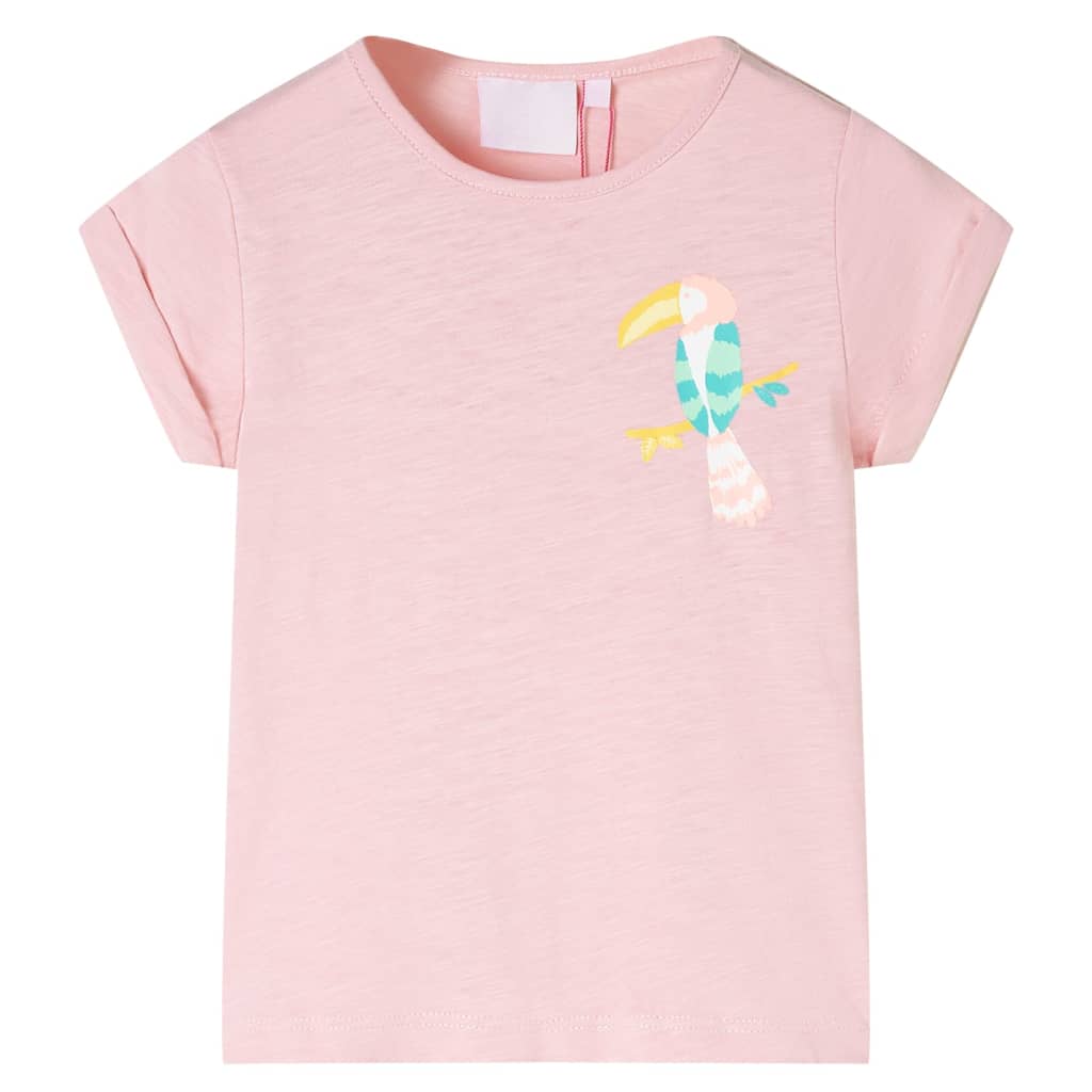 Kinder-T-Shirt Hellrosa 92