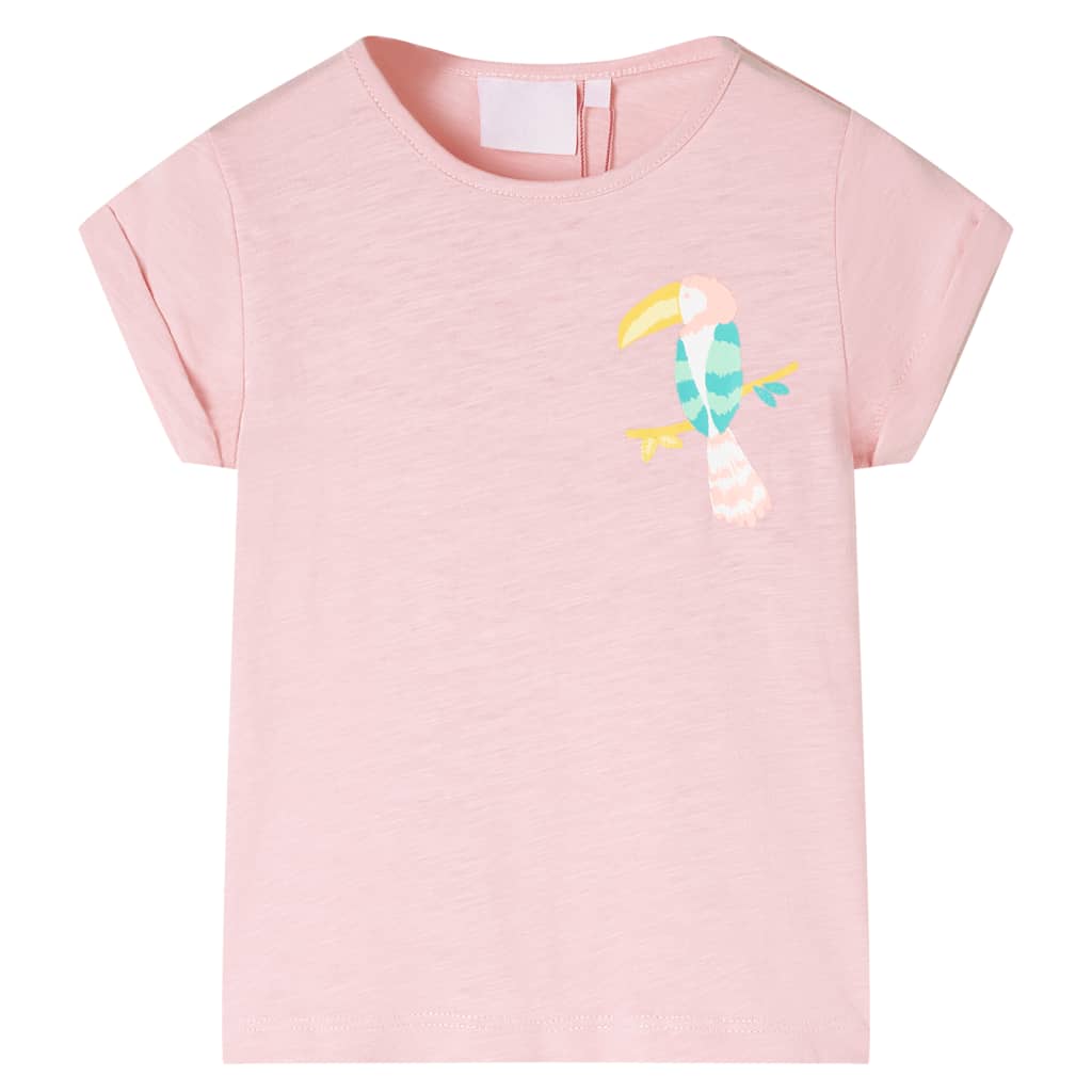 Kinder-T-Shirt Hellrosa 92