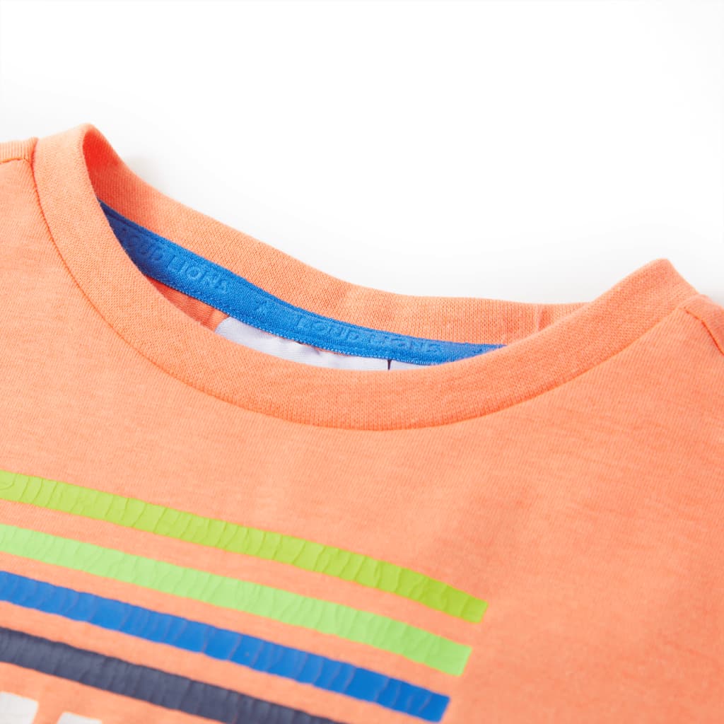 Kinder-T-Shirt Neonorange 92