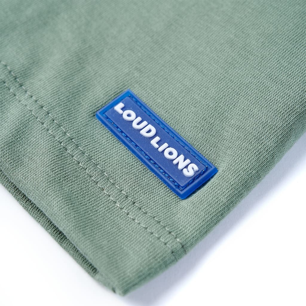 Kinder-Kurzarmshirt Khaki 92