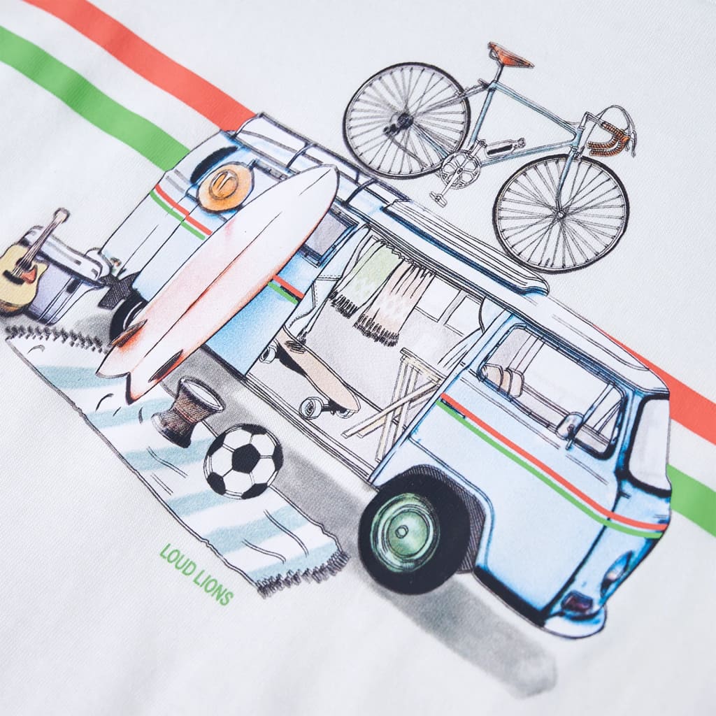 Kinder-T-Shirt Ecru 92