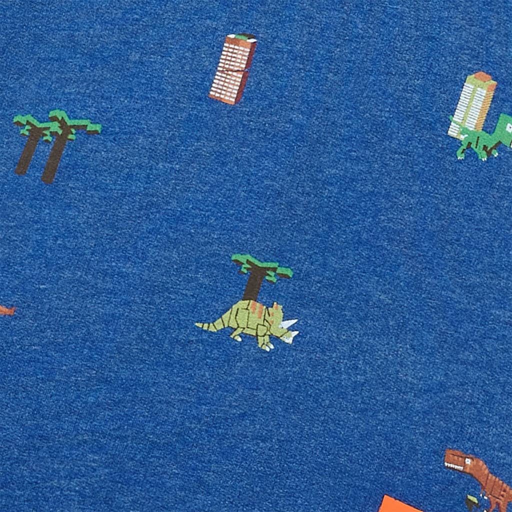 Kinder-Sweatshirt Dunkelblau Melange 92