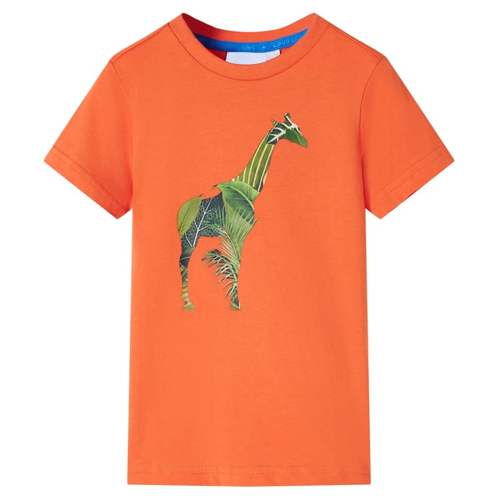 Kinder-T-Shirt Gelb 92