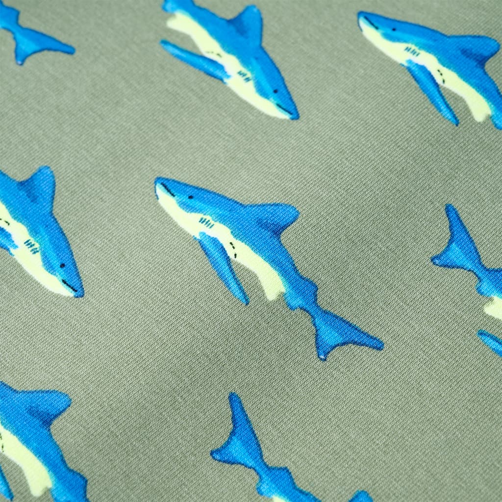 Kinder-Sweatshirt Helles Khaki 92