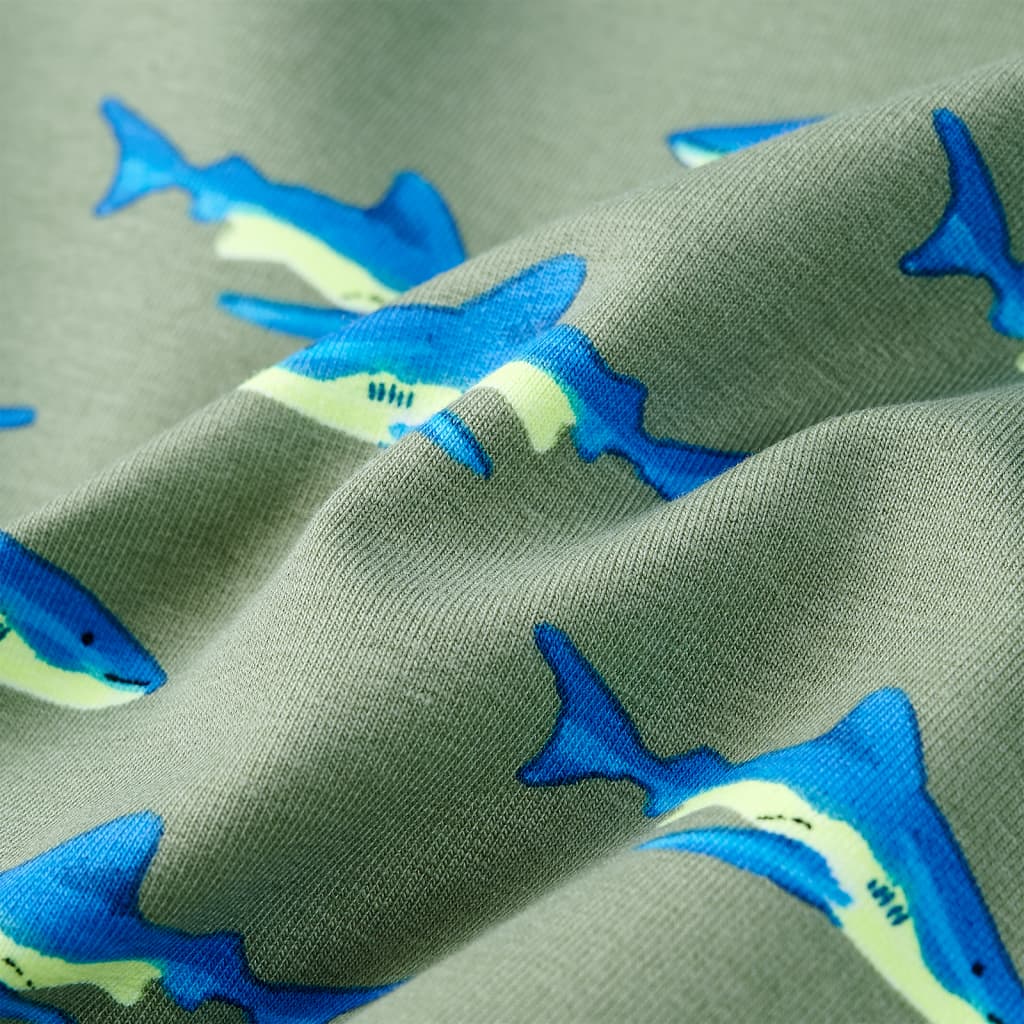 Kinder-Sweatshirt Helles Khaki 92