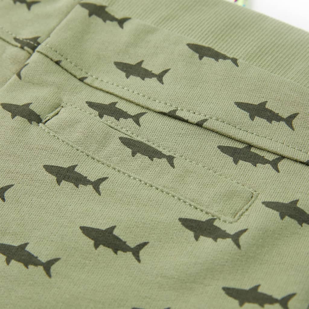 Kindershorts mit Kordelzug Helles Khaki 92