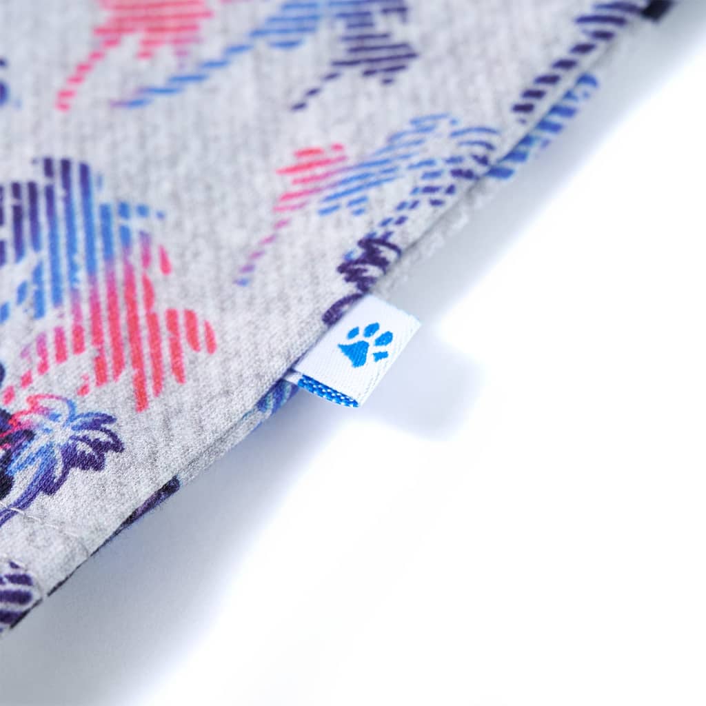 Kinder-T-Shirt Grau Melange 92