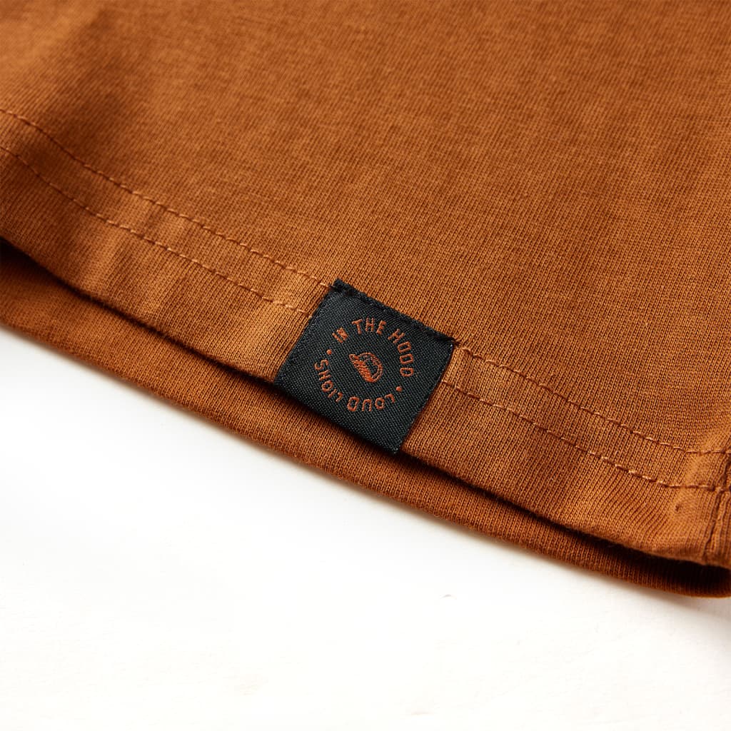 Kinder-Langarmshirt Cognac 92