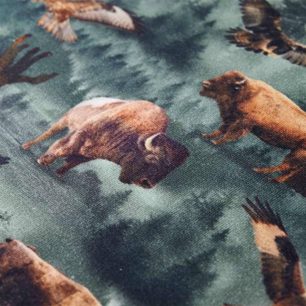 Kinder-Sweatshirt Dunkelgrün 92