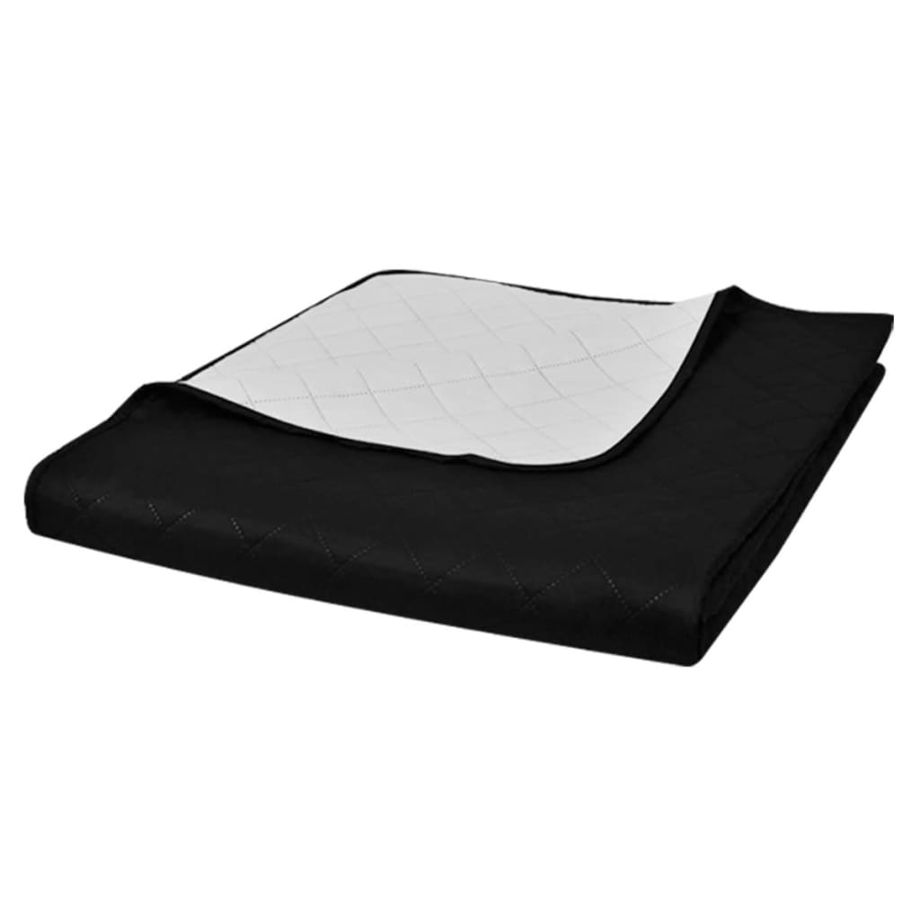 Zweiseitige Tagesdecke Gesteppt Beige/Braun 230x260 cm