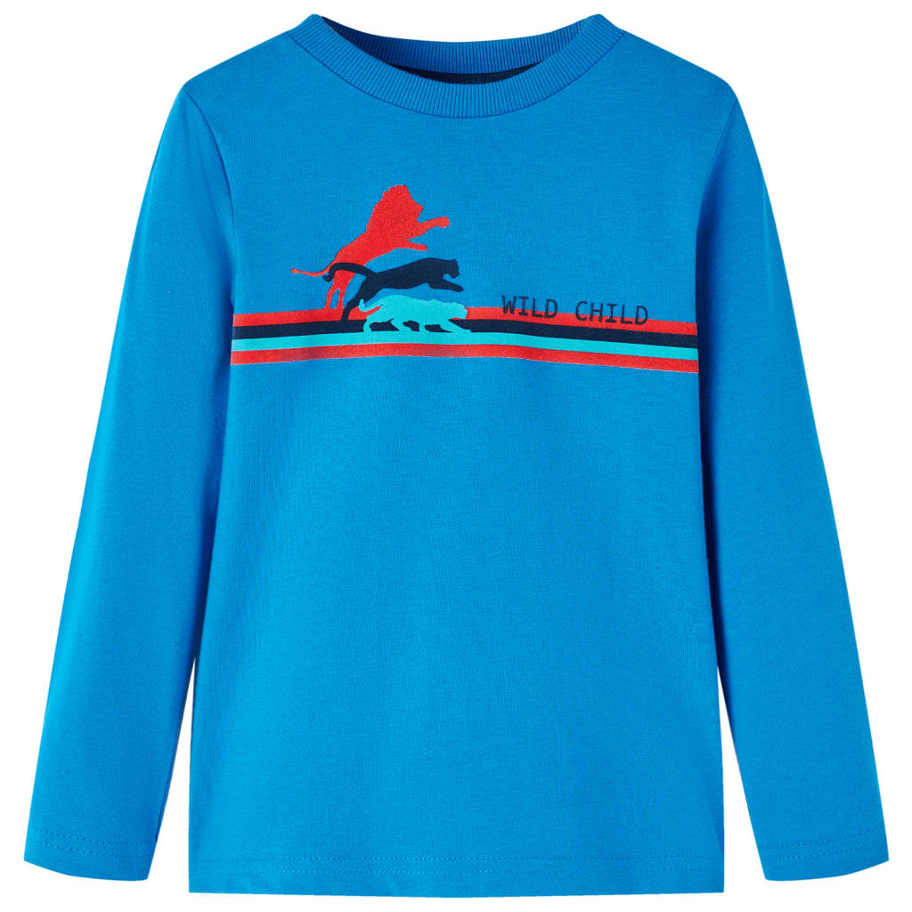 Kinder-Langarmshirt Rot 92