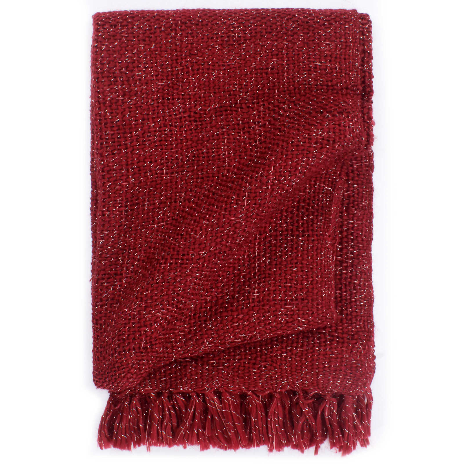 vidaXL Decke Bordeauxrot 220 x 250 cm Polyester