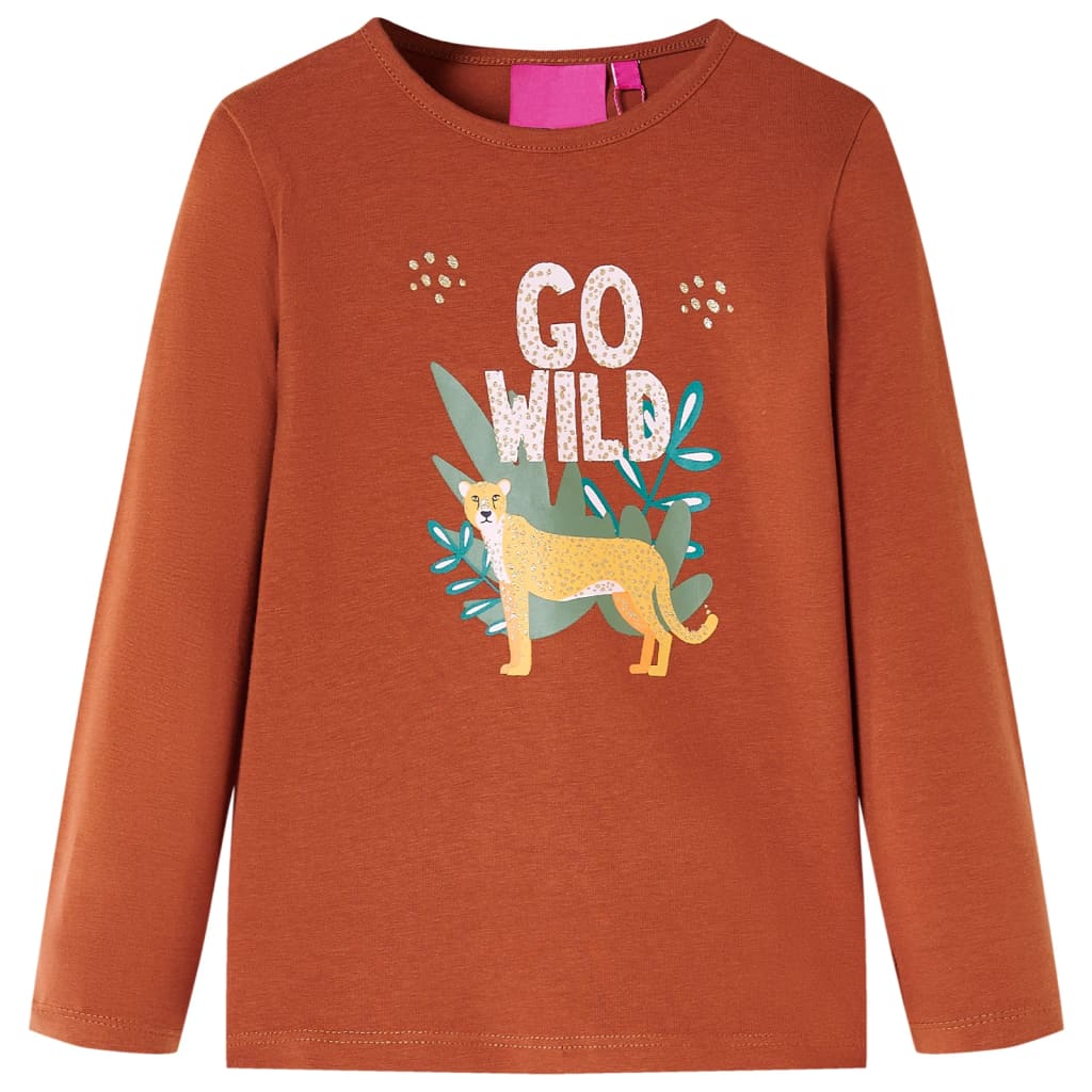 Kinder-Langarmshirt Hellrosa 92