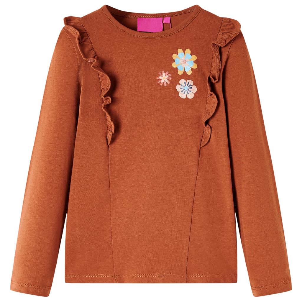 Kinder-Langarmshirt Dunkelocker 92