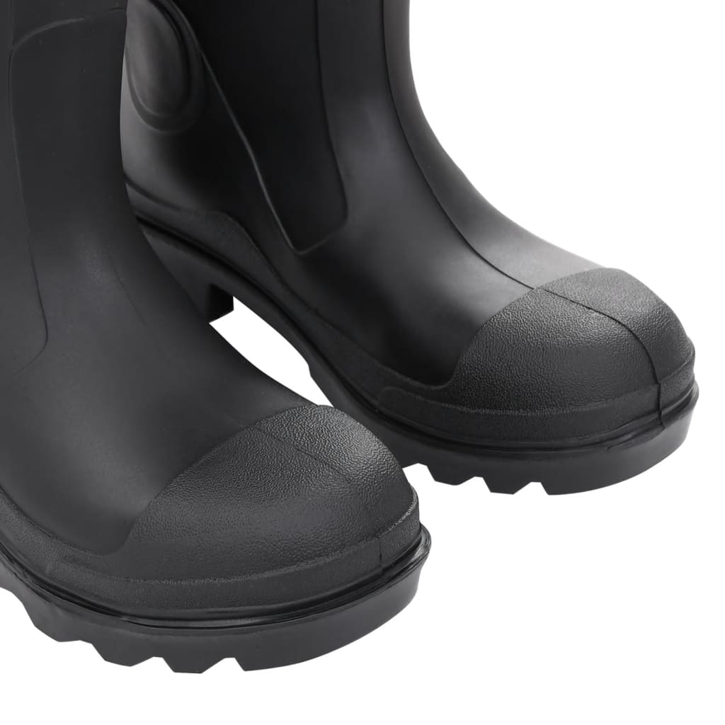 vidaXL Gummistiefel Schwarz Größe 38 PVC