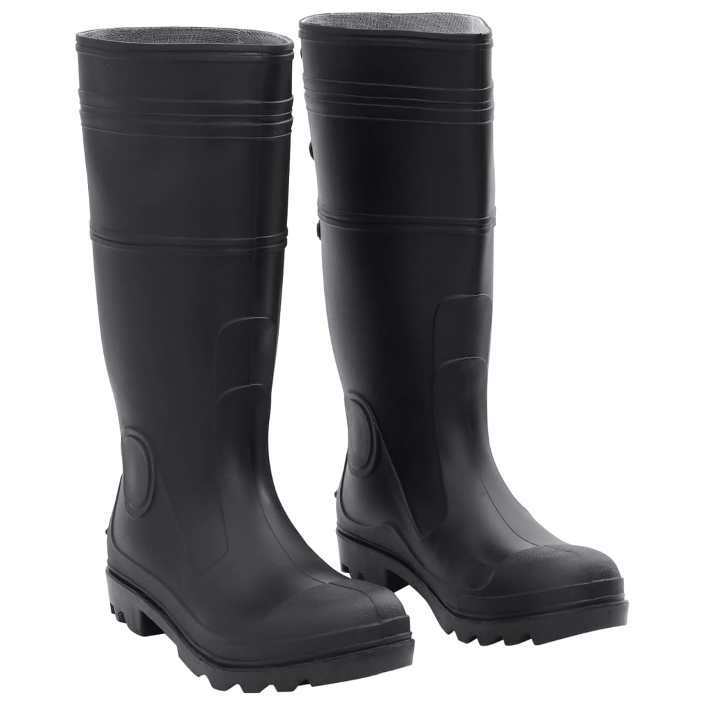 vidaXL Gummistiefel Schwarz Größe 38 PVC