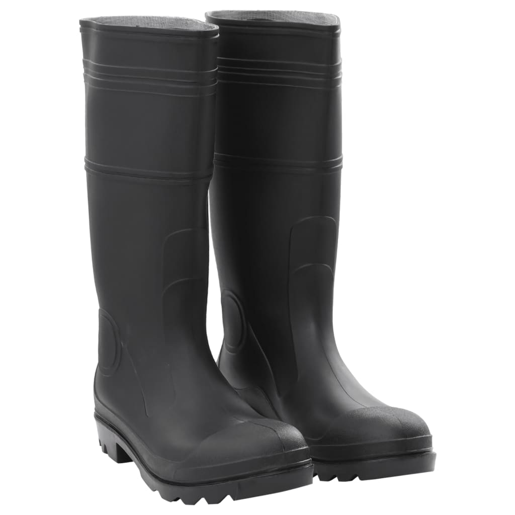 vidaXL Gummistiefel Schwarz Größe 38 PVC
