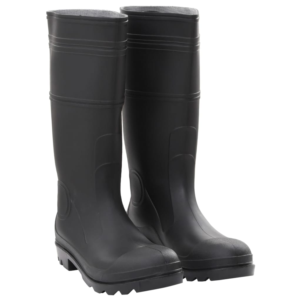 vidaXL Gummistiefel Schwarz Größe 38 PVC