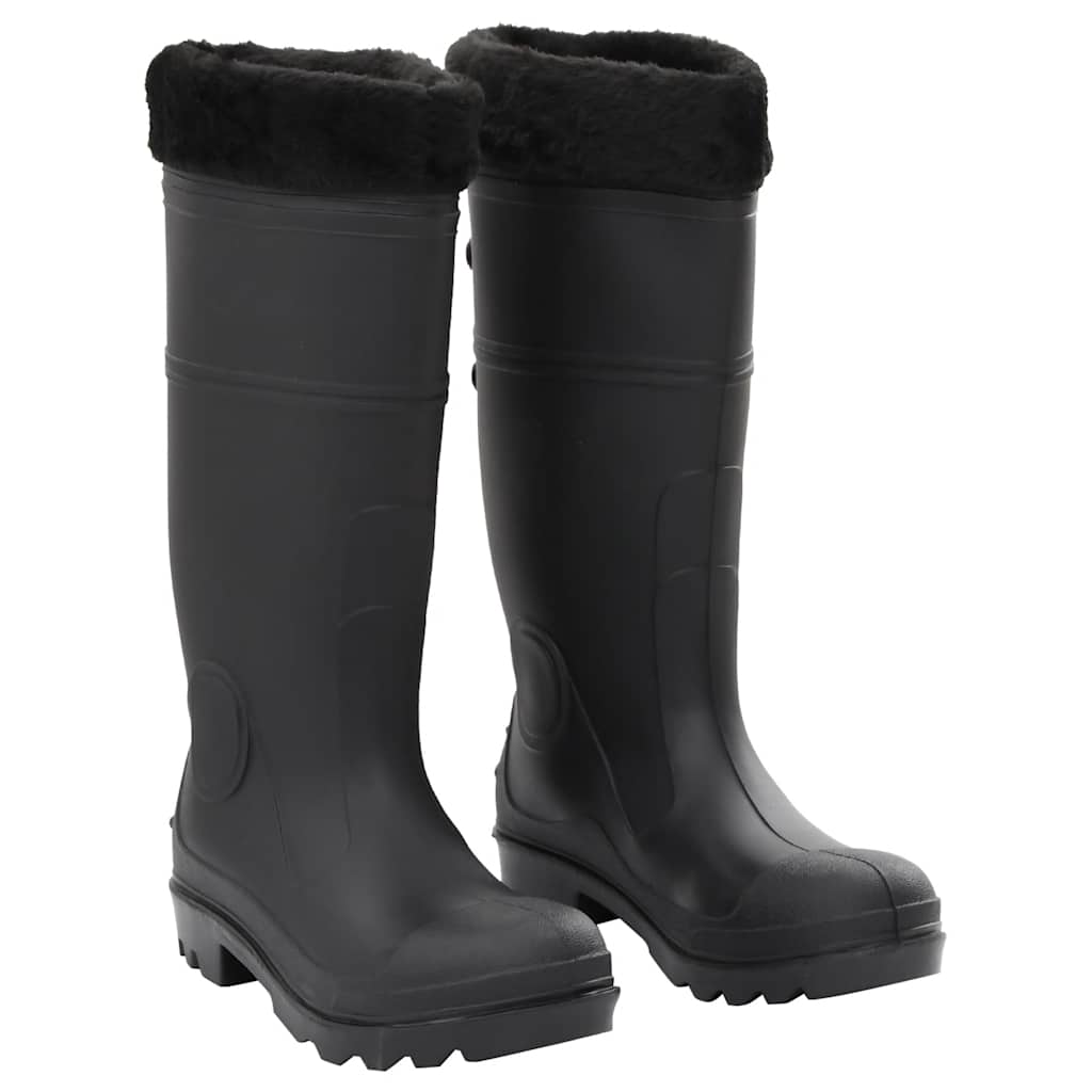 Gummistiefel Schwarz Größe 38 PVC