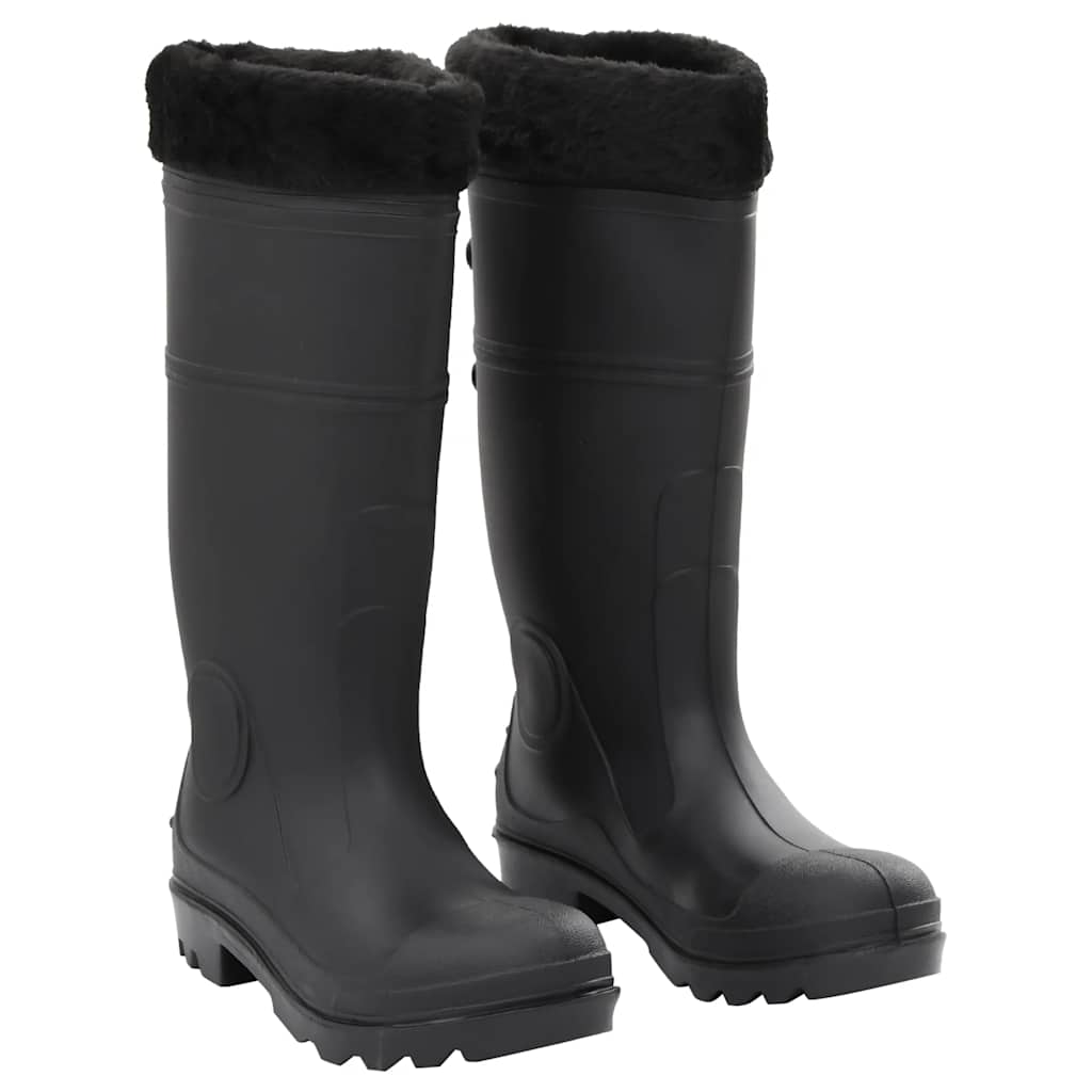 Gummistiefel Schwarz Größe 38 PVC
