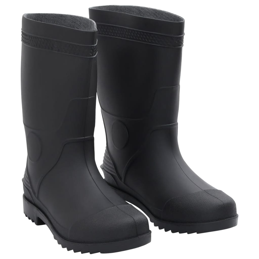 vidaXL Gummistiefel Schwarz Größe 38 PVC