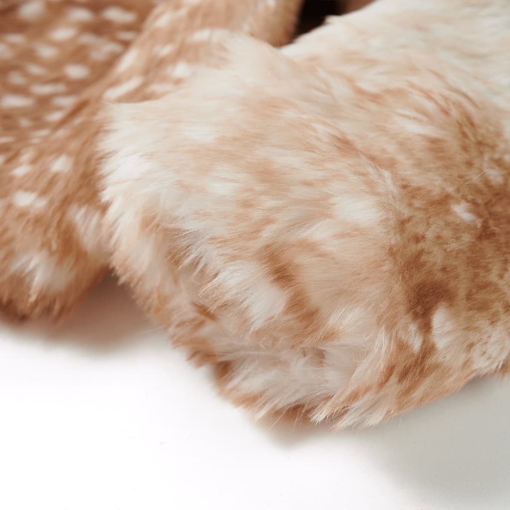 Kindermantel Kunstpelz Cognac 92