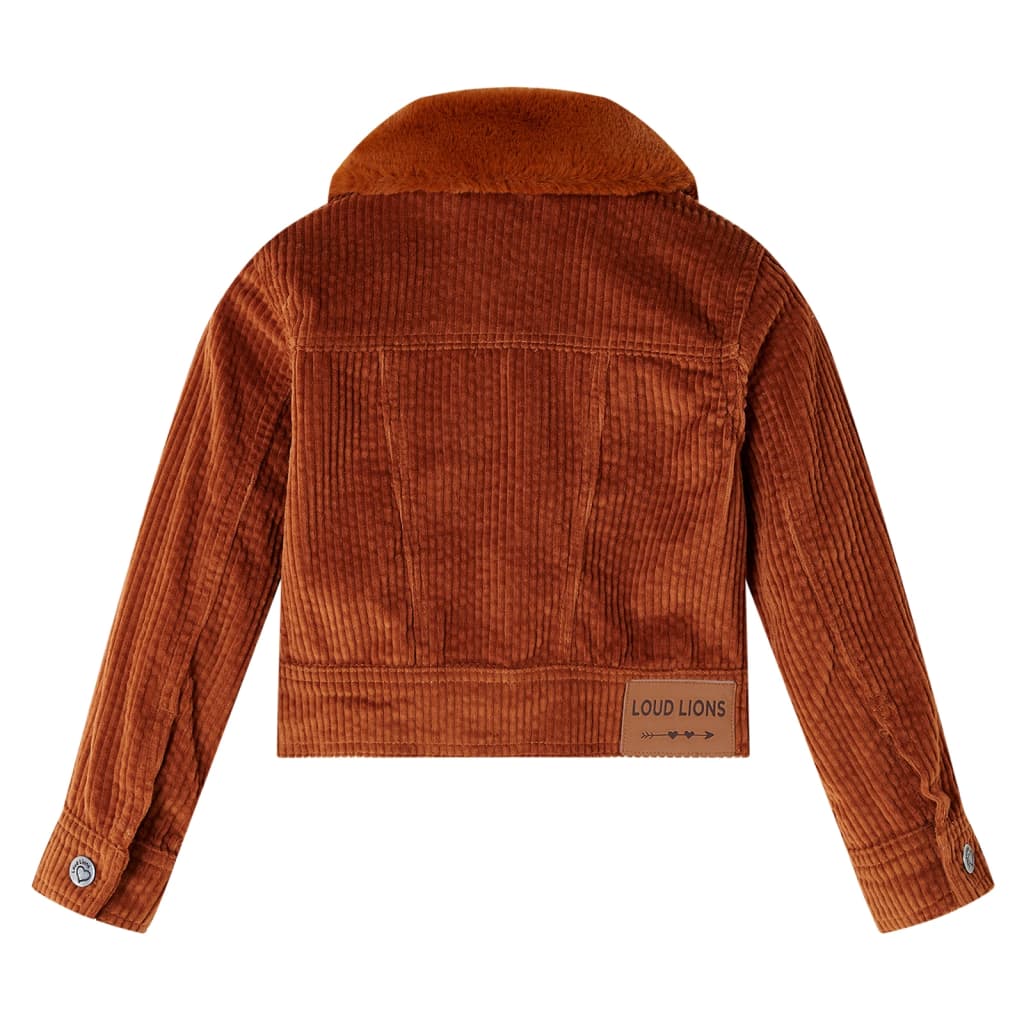 Kinderjacke Cord Cognac 92