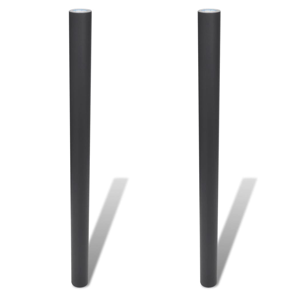 vidaXL Wandaufkleber Kreidetafel 0,45x2 m 2 Rollen mit Kreiden