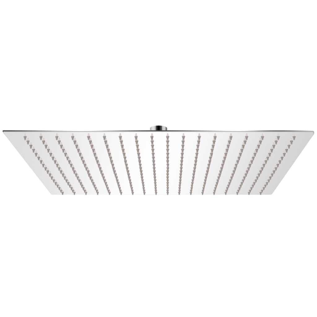 vidaXL Regenbrause Edelstahl 20 cm Rund