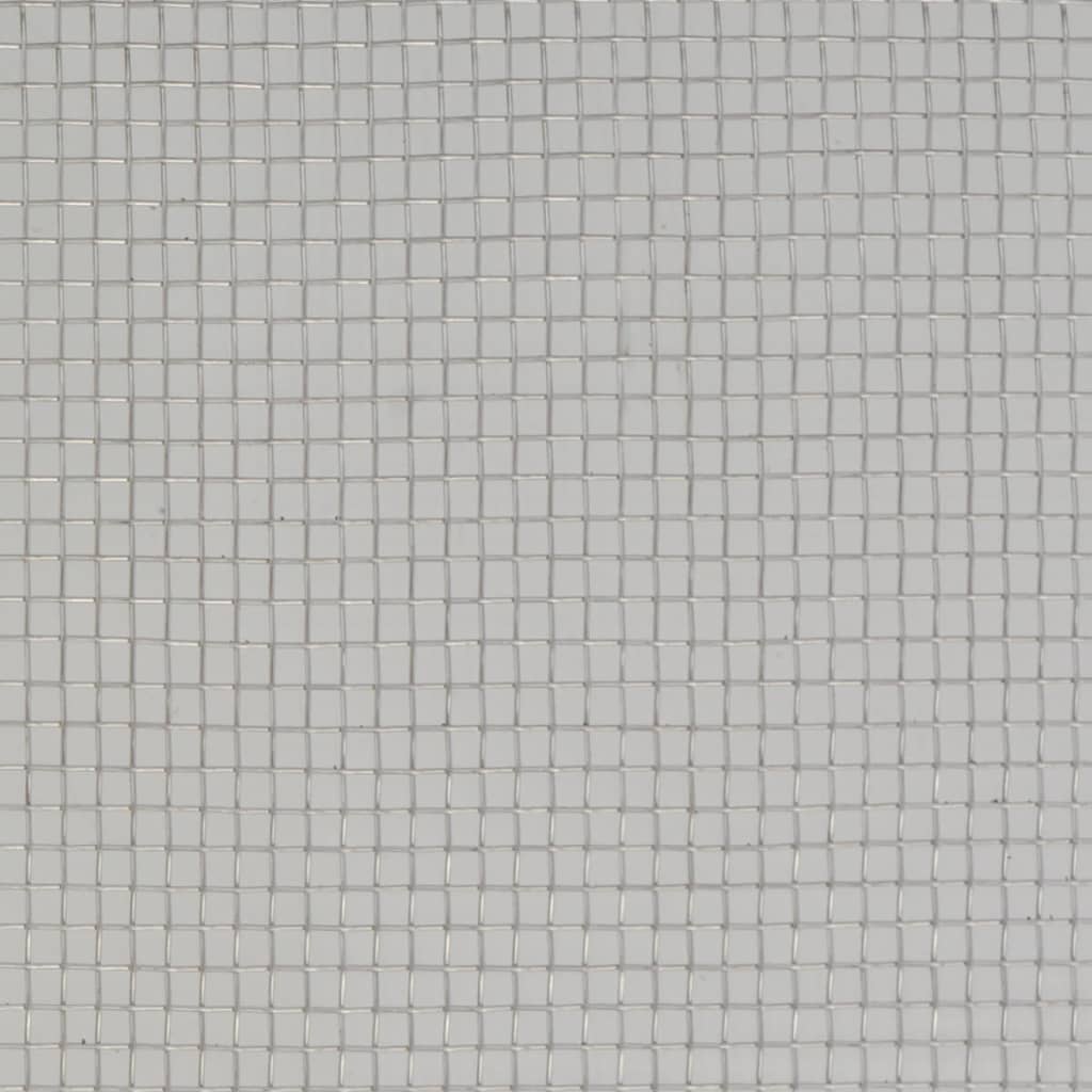 vidaXL Drahtgewebe 100x500 cm Edelstahl 202