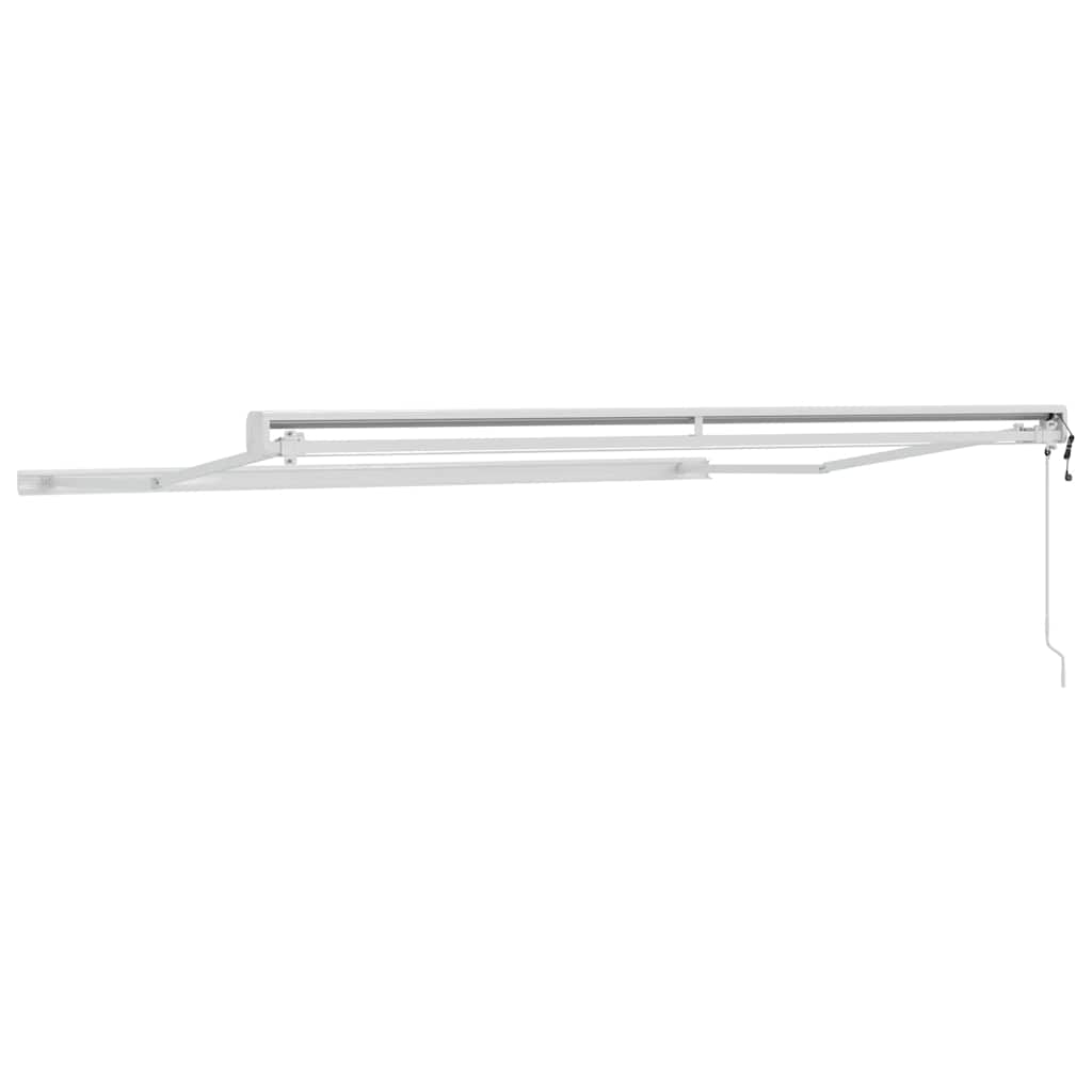 vidaXL Markisenrahmen Weiß 350 x 250 cm Aluminium
