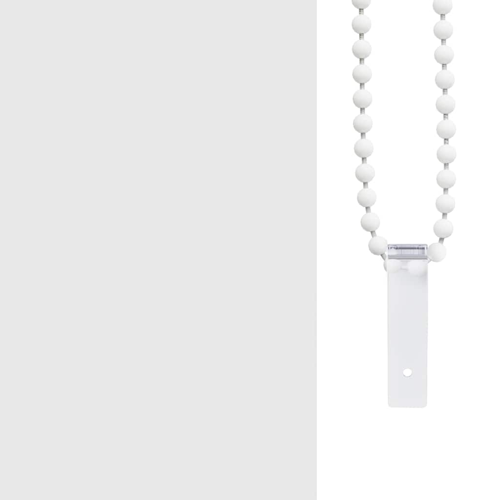 vidaXL Duschrollo 80x240 cm Weiß