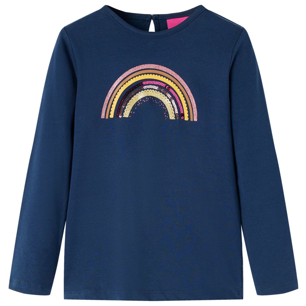 Kinder-Langarmshirt Ocker 92