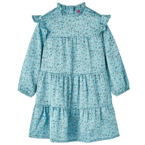 Kinderkleid mit Langen Ärmeln Blau 92
