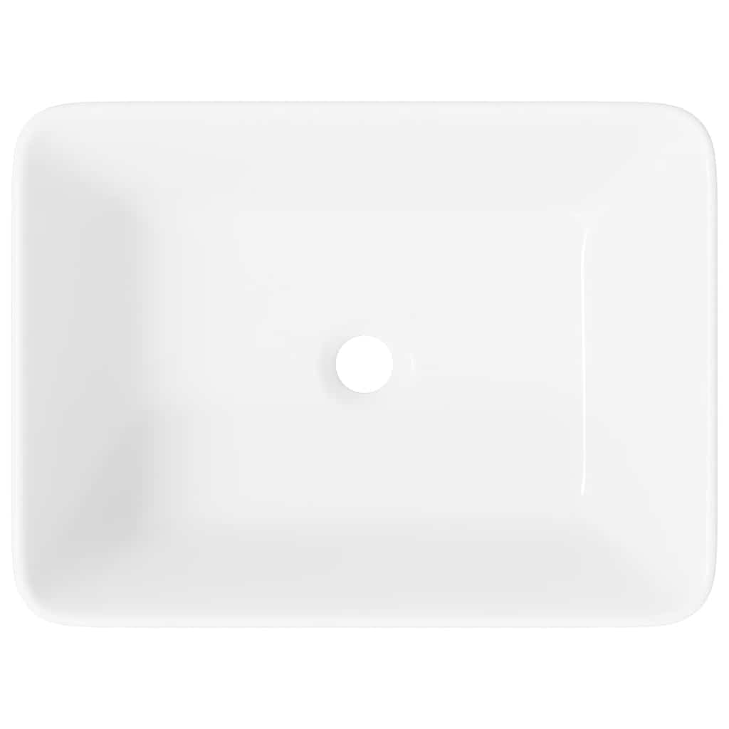 vidaXL Waschbecken 40 x 30 x 13 cm Keramik Weiß