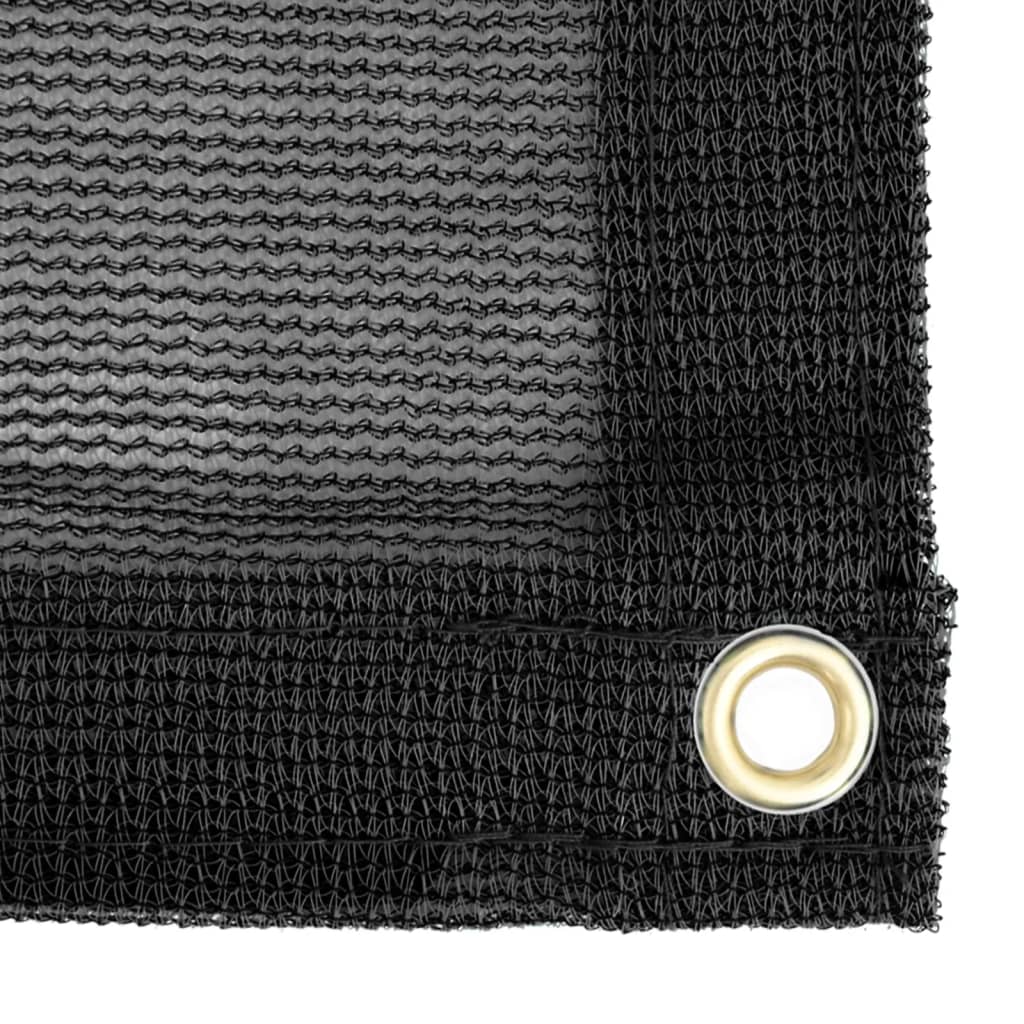 vidaXL Anhängernetz HDPE 1,5x2,2 m Schwarz