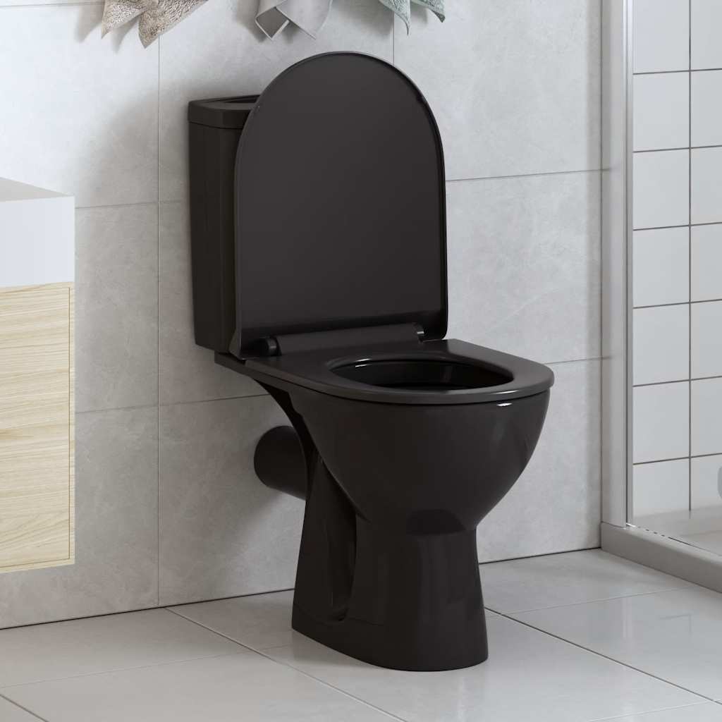 vidaXL Toilettensitz mit Absenkautomatik und Quick-Release Weiß Eckig