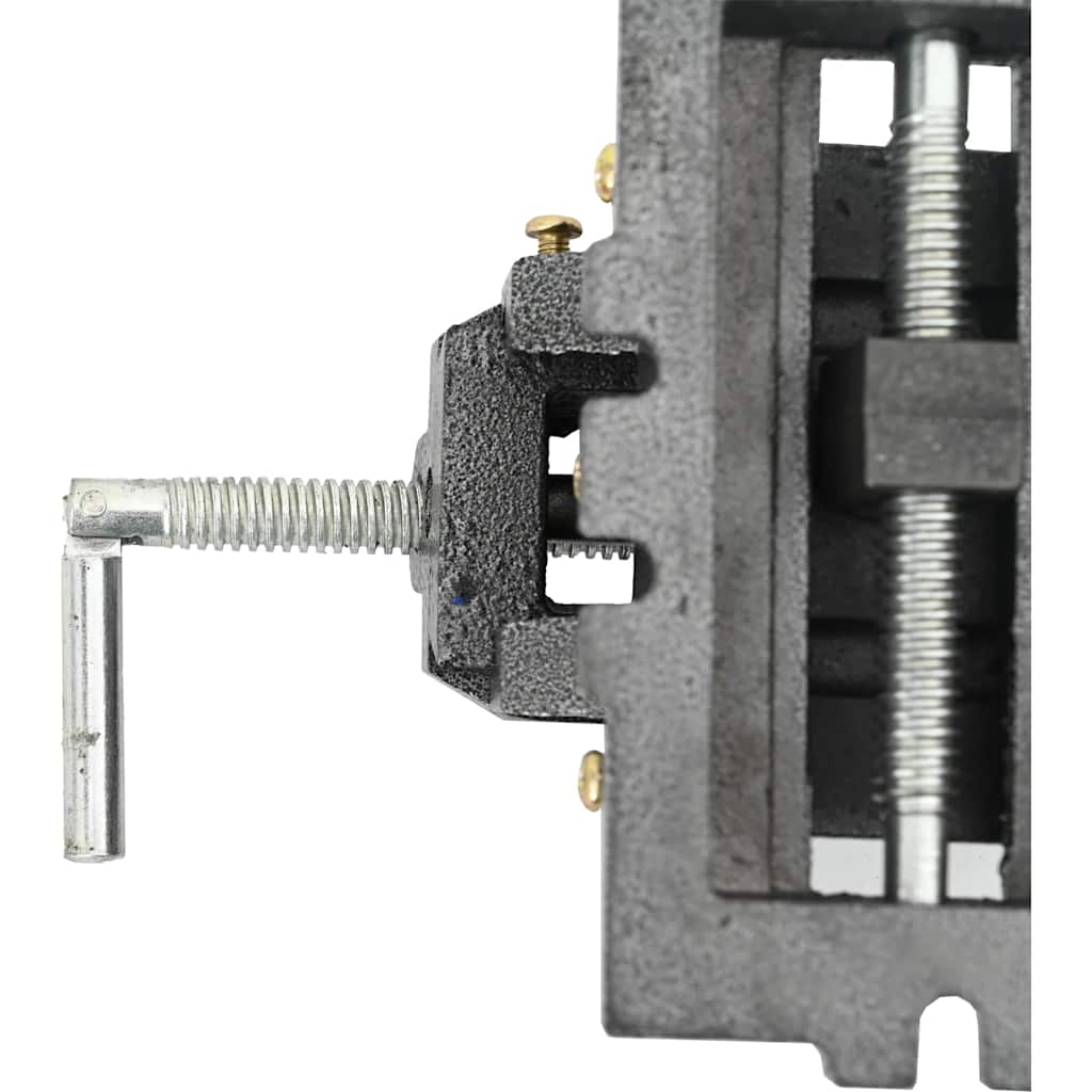 vidaXL Schraubstock Kreuztisch Handbetrieben 70 mm
